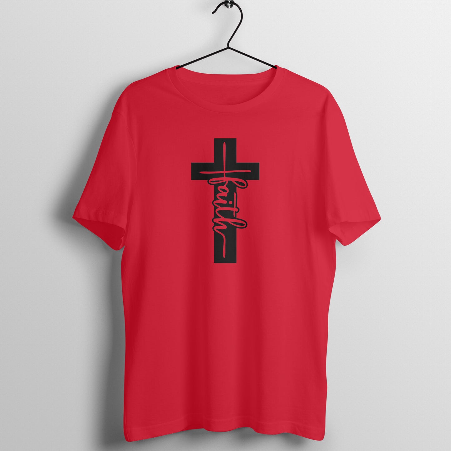 Faith with cross, Unisex t-shirt