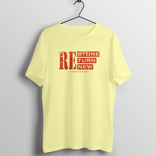 Restore Return Renew, Unisex t-shirt