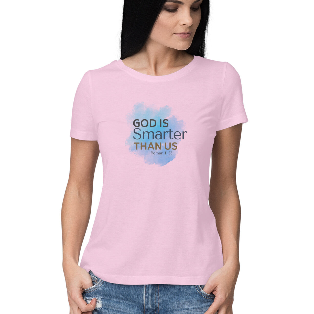 God is smarter than us, Women tshirts