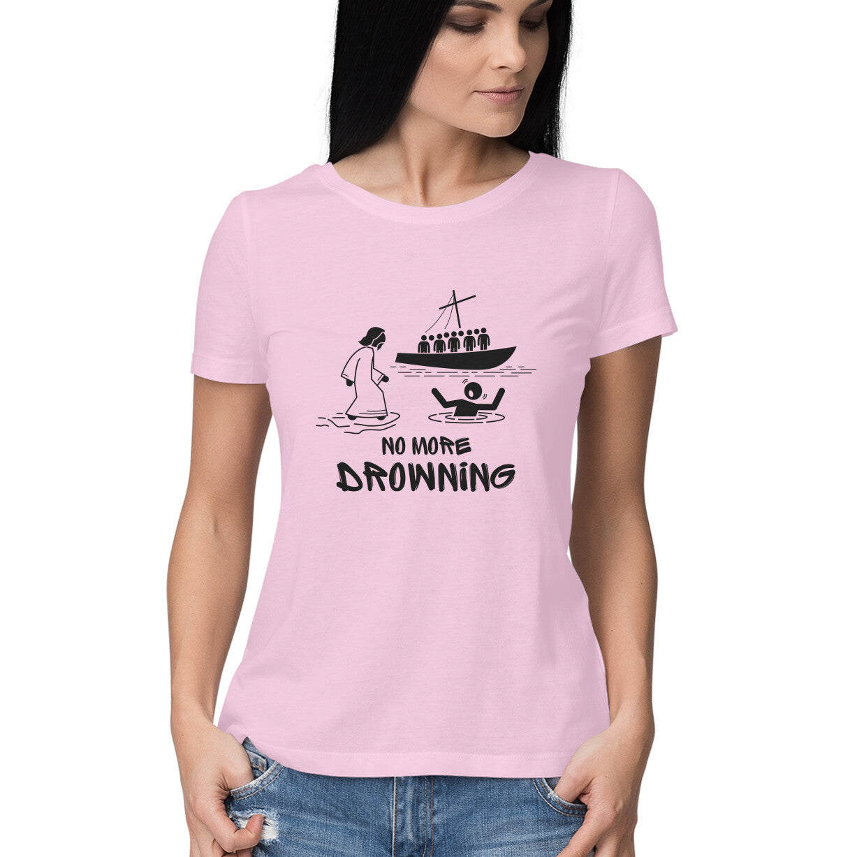 No more drowning, Women tshirt