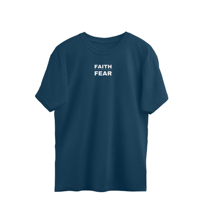 Faith Over Fear, Unisex oversized T-shirt